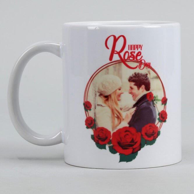 Rose Day Personalised Mug